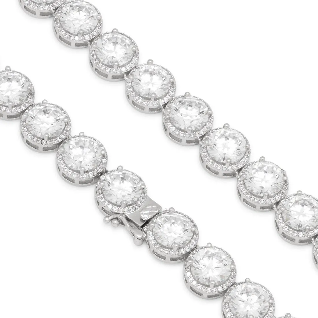 The 8mm Round Cut Tennis Chain