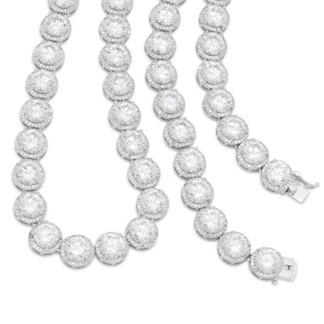 The 8mm Round Cut Tennis Chain