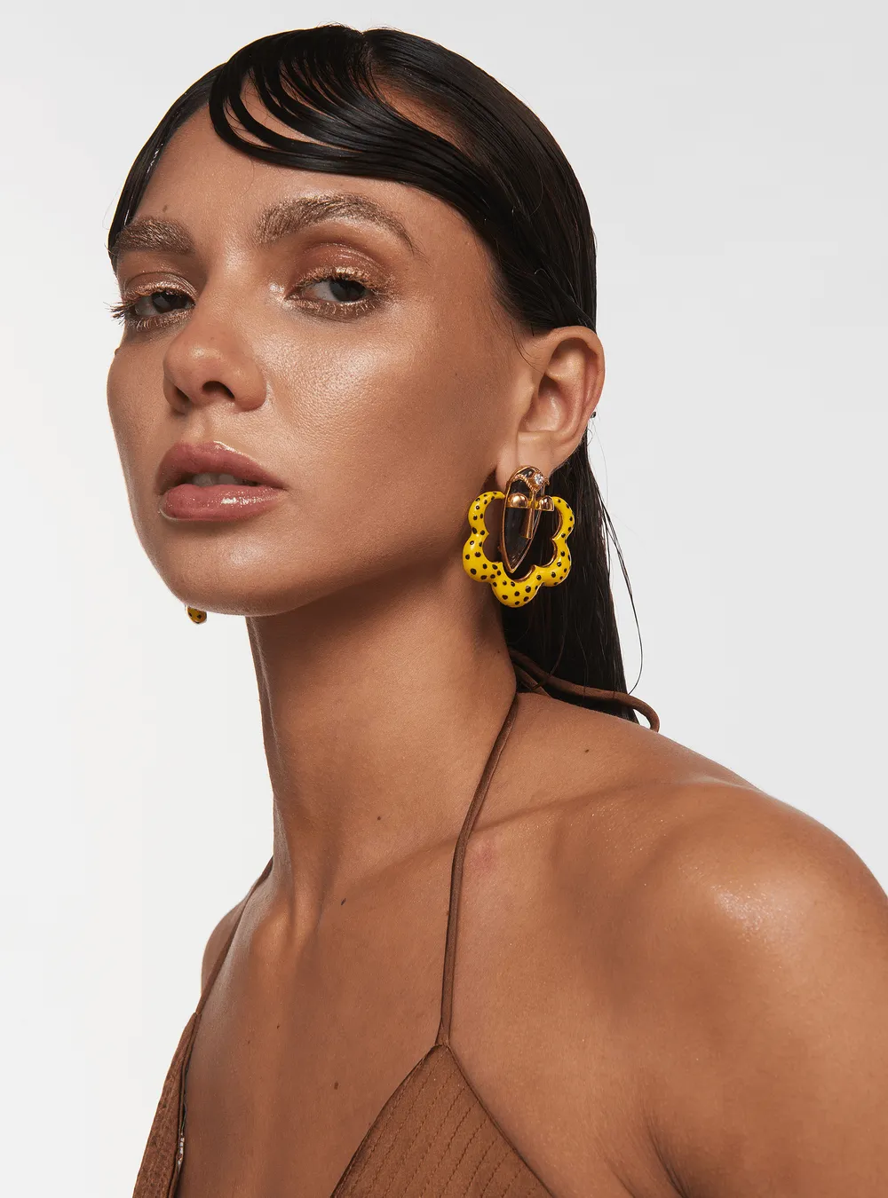 The Gavi Bloom Yellow Kaybug Studs