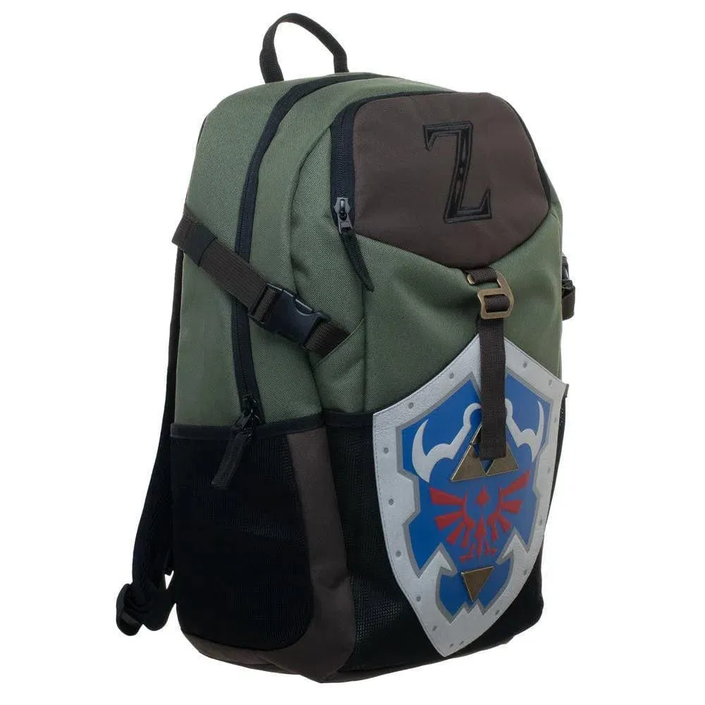 The Legend of Zelda - Hylian Shield Laptop Backpack - Bioworld