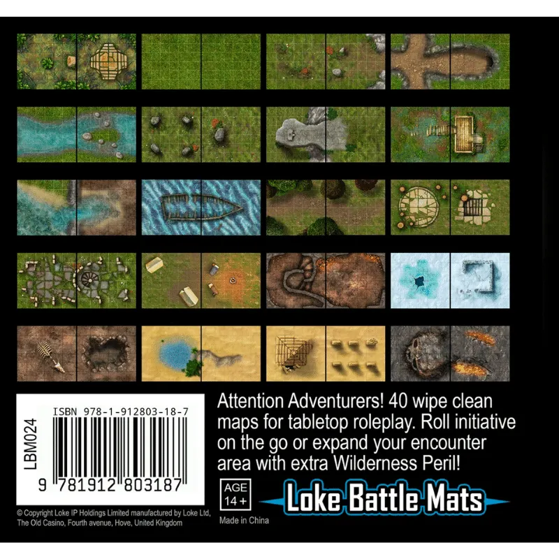 The Little Book of Battle Mats - Wilderness Edition