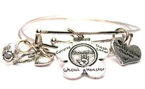 The Zombie Flower Small Expandable Bangle Bracelet Set