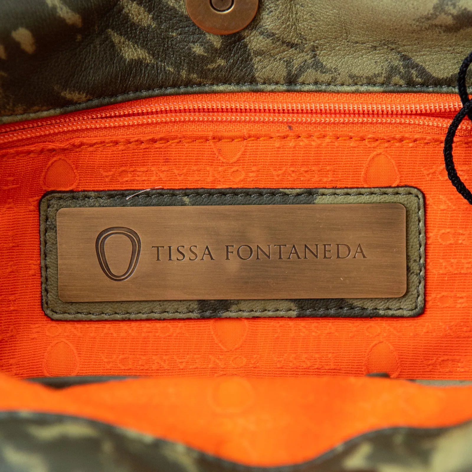 Tissa Fontaneda Green Hobo Bag