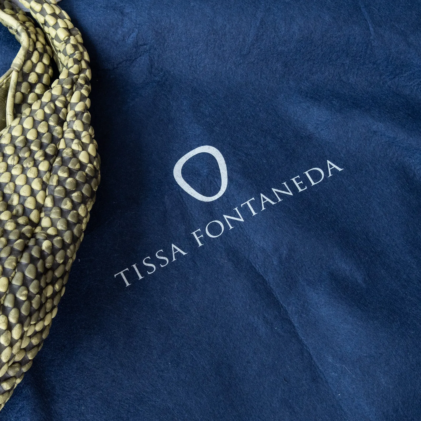 Tissa Fontaneda Green Hobo Bag