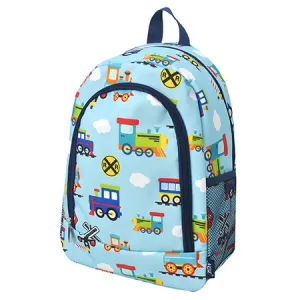 Train Print Small Size NGIL Canvas Backpack