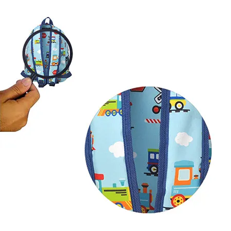 Train Print Small Size NGIL Canvas Backpack