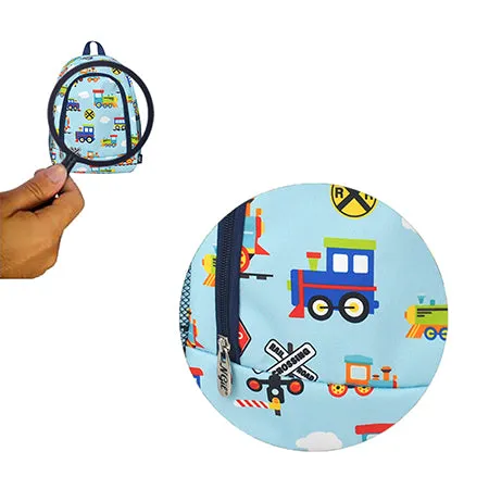 Train Print Small Size NGIL Canvas Backpack