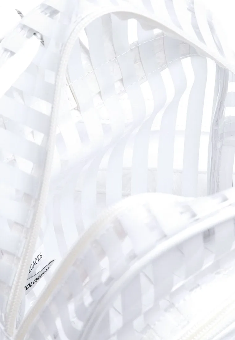 Transparent Backpack -White