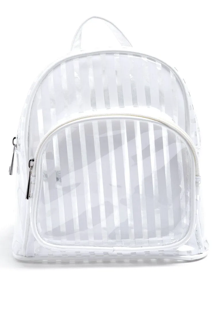Transparent Backpack -White