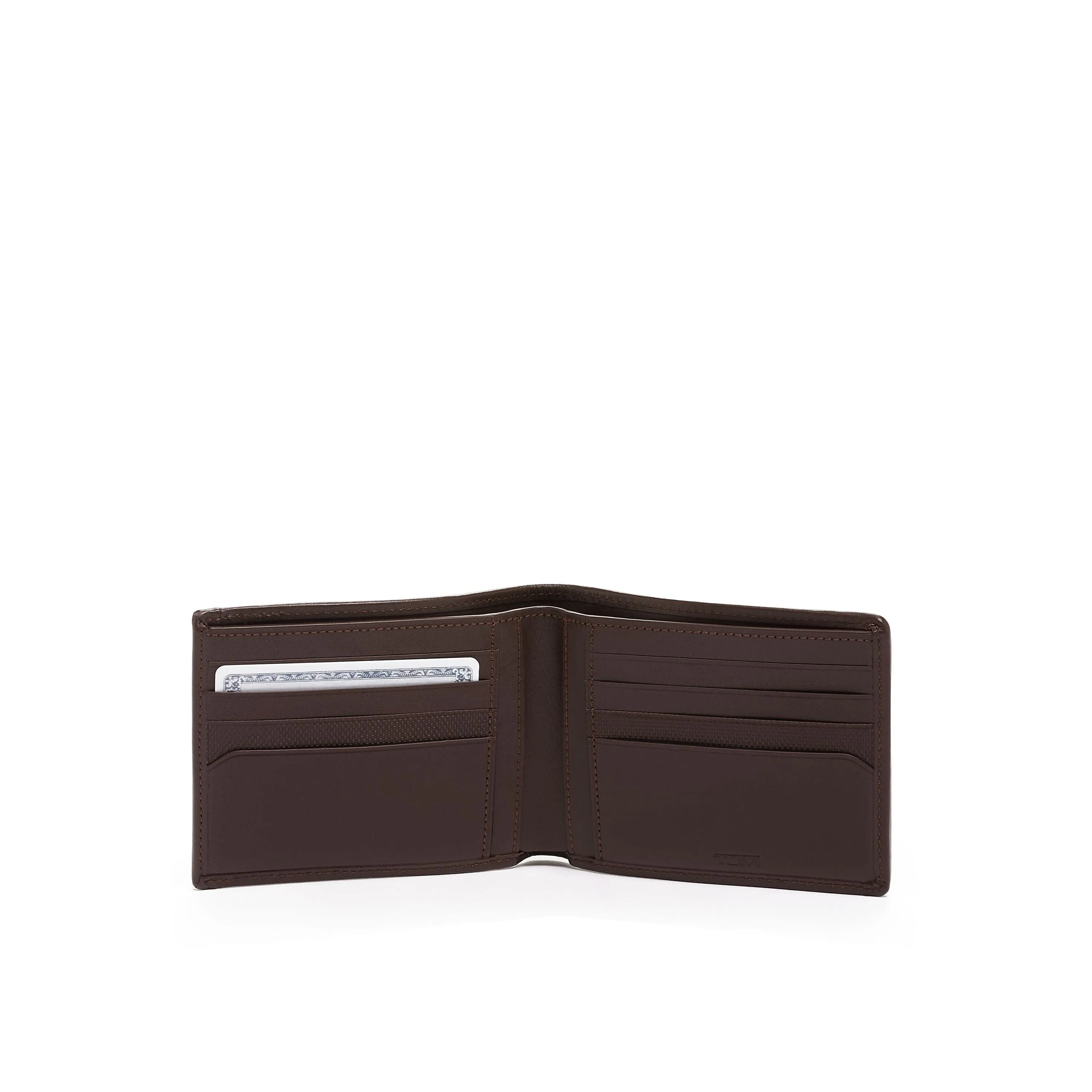 Tumi Alpha Global Double Billfold Anthracite Brown