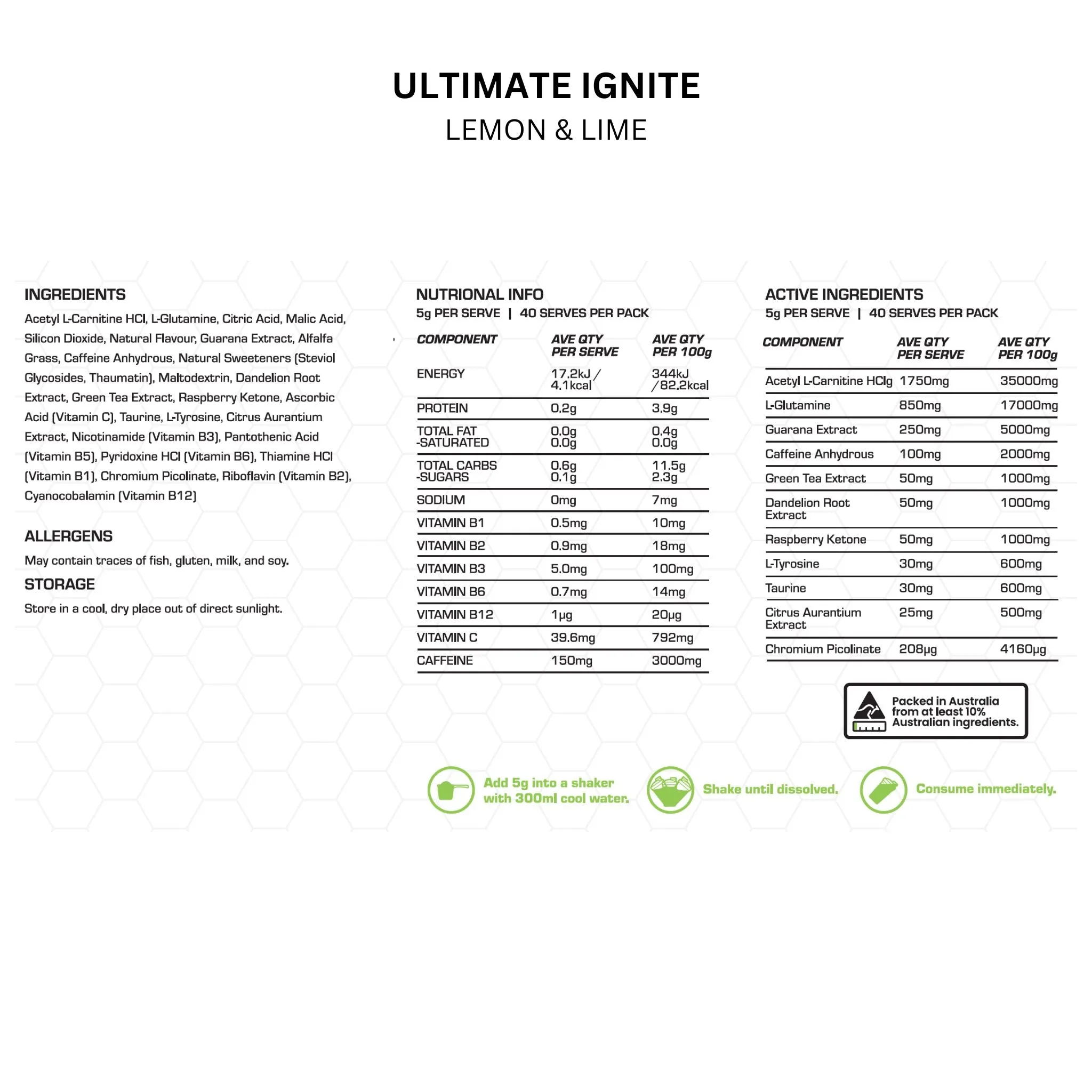 Ultimate Ignite Lemon & Lime