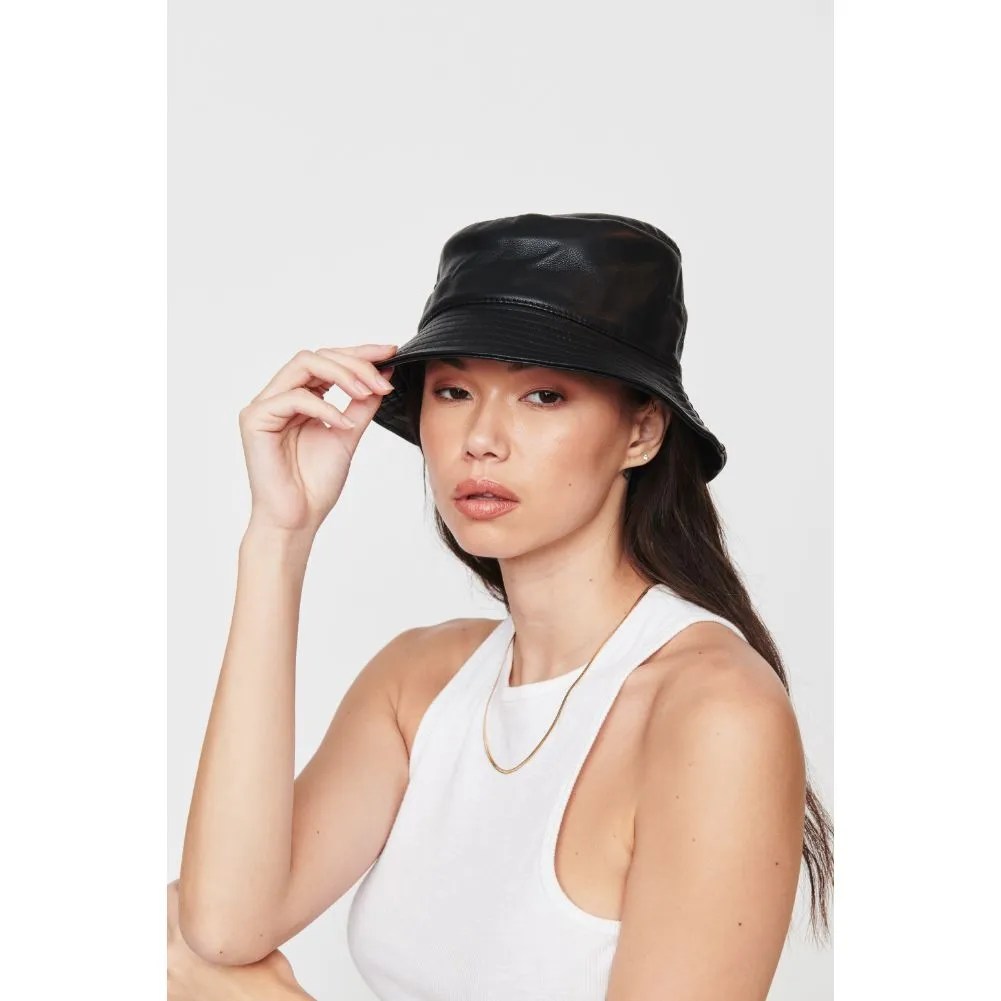 Vegan Leather Bucket Hat Bucket Hat