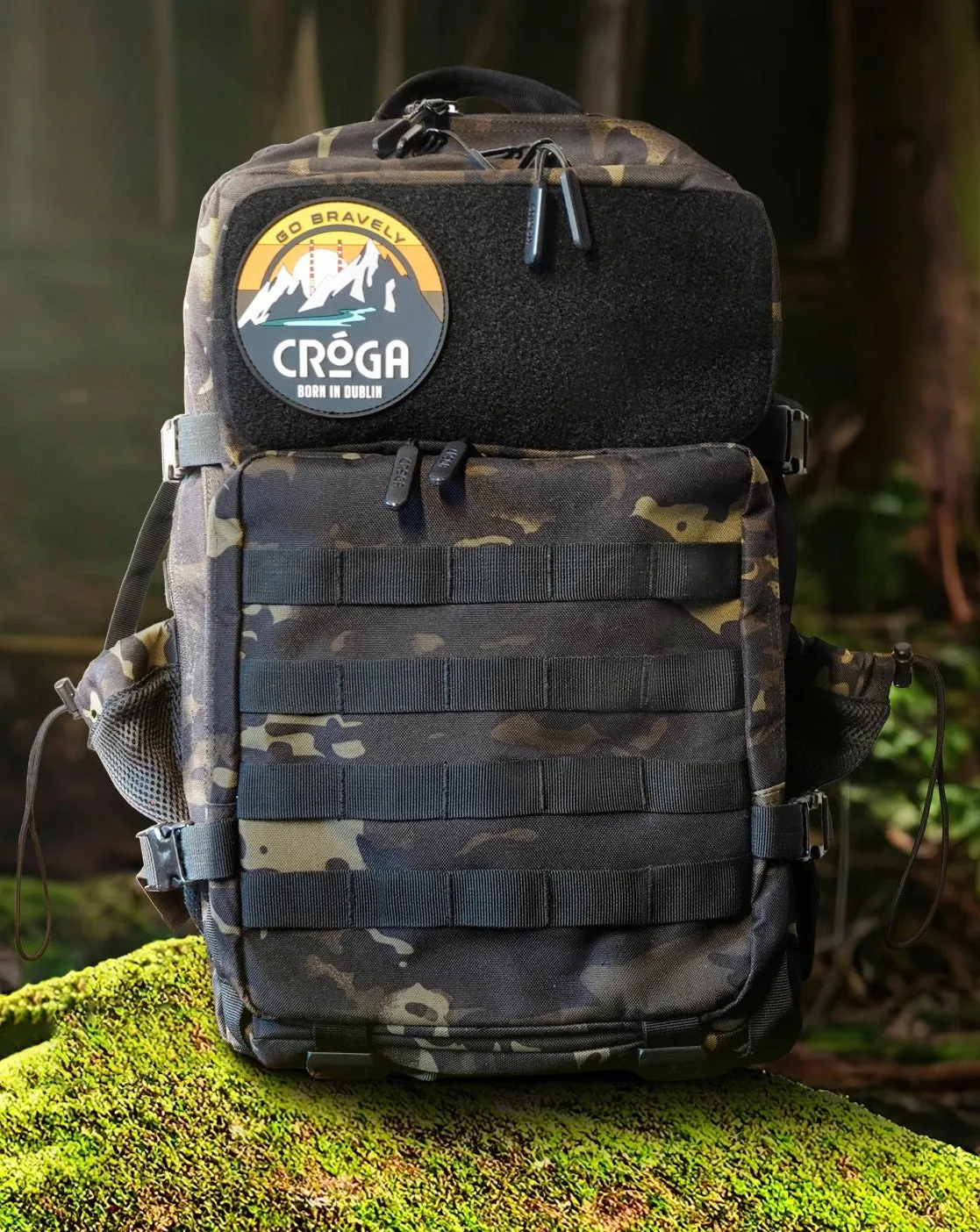Vikingo | 45L BLACK CAMO BACKPACK