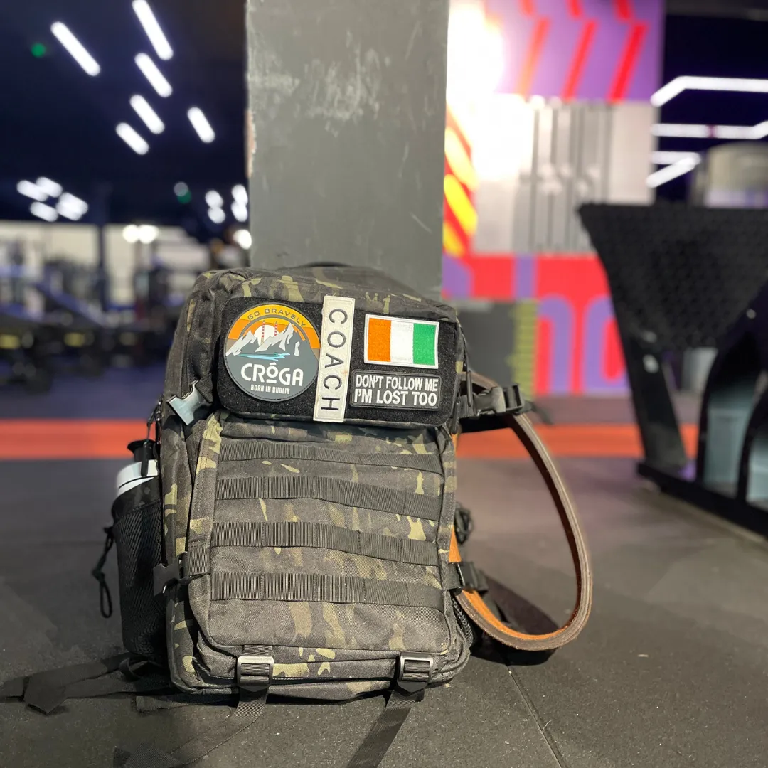 Vikingo | 45L BLACK CAMO BACKPACK