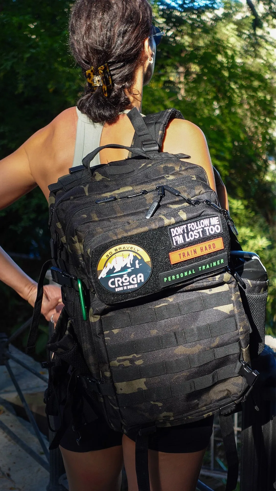Vikingo | 45L BLACK CAMO BACKPACK