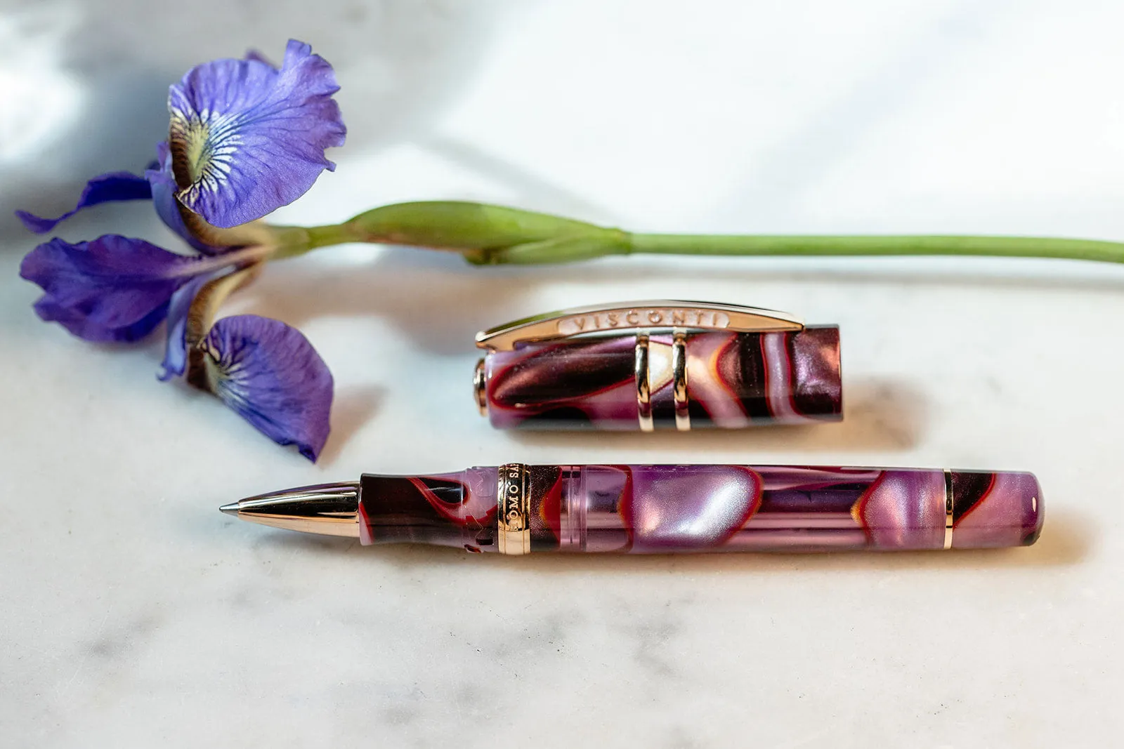 Visconti Homo Sapiens Iris Garden Limited Edition Rollerball Pen