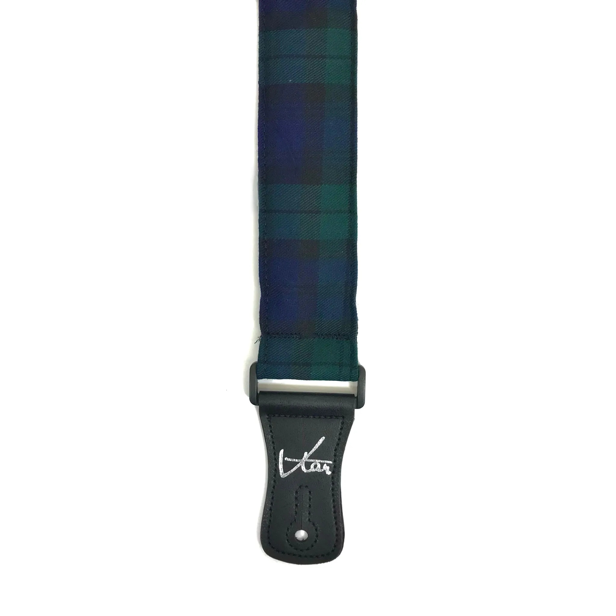 Vtar Vegan Guitar Strap, Electric Acoustic Bass & 6 Free Pics (Green Tartan)…
