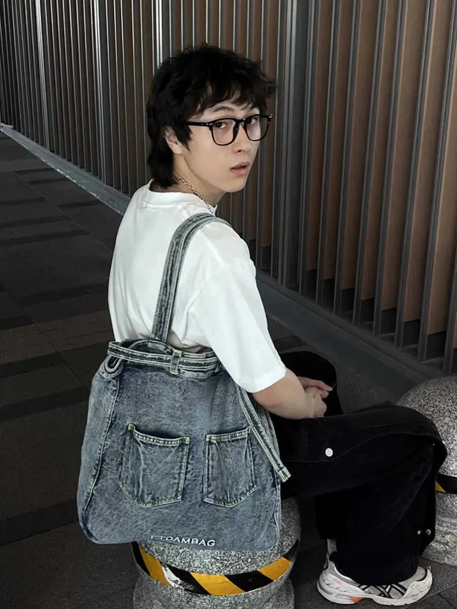 Vvsha  Christmas Gift Denim-Style Fashion Canvas Bag