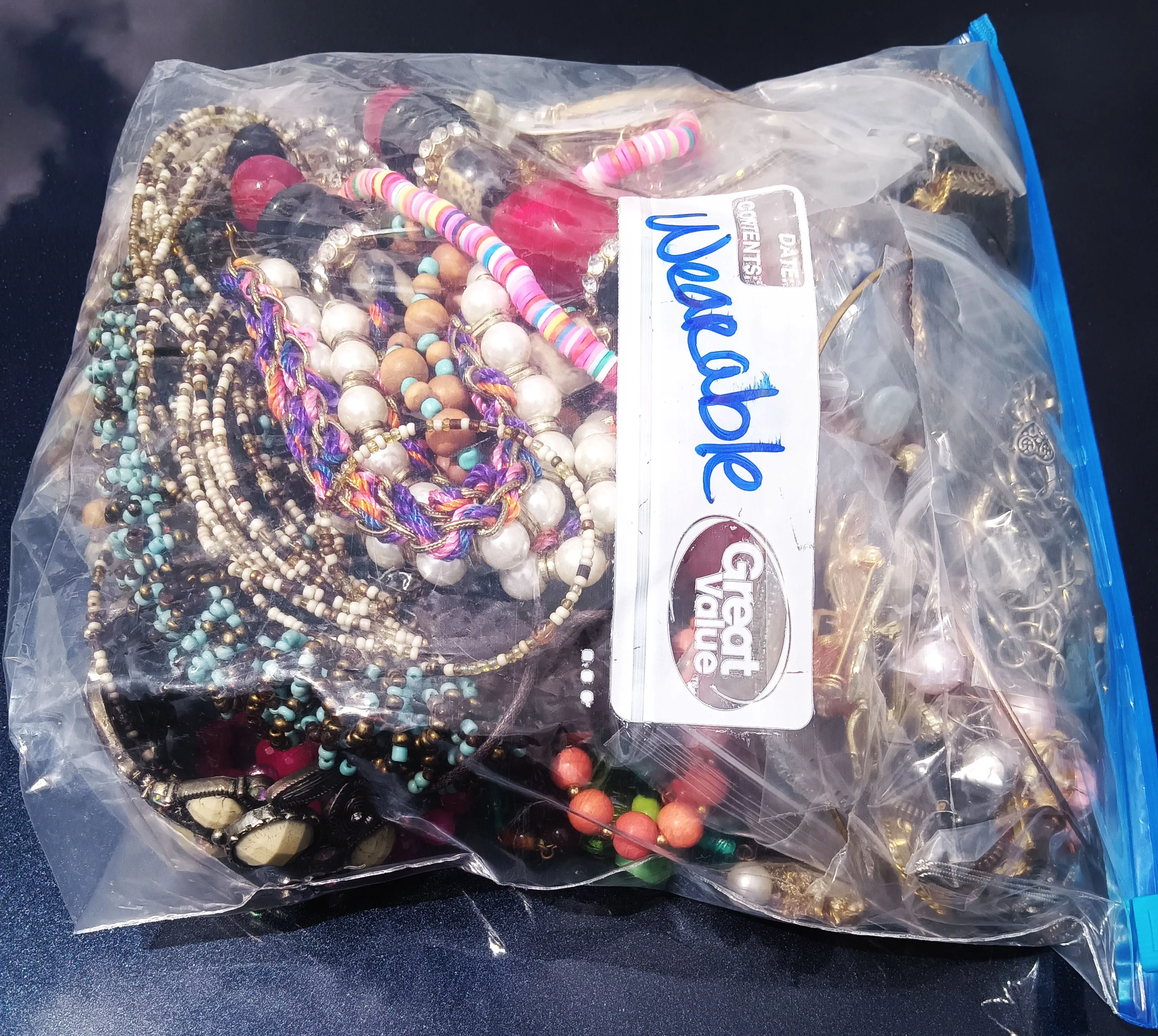 Wearable Mixed Costume Jewelry Mystery Bag #12 - 5 Pounds