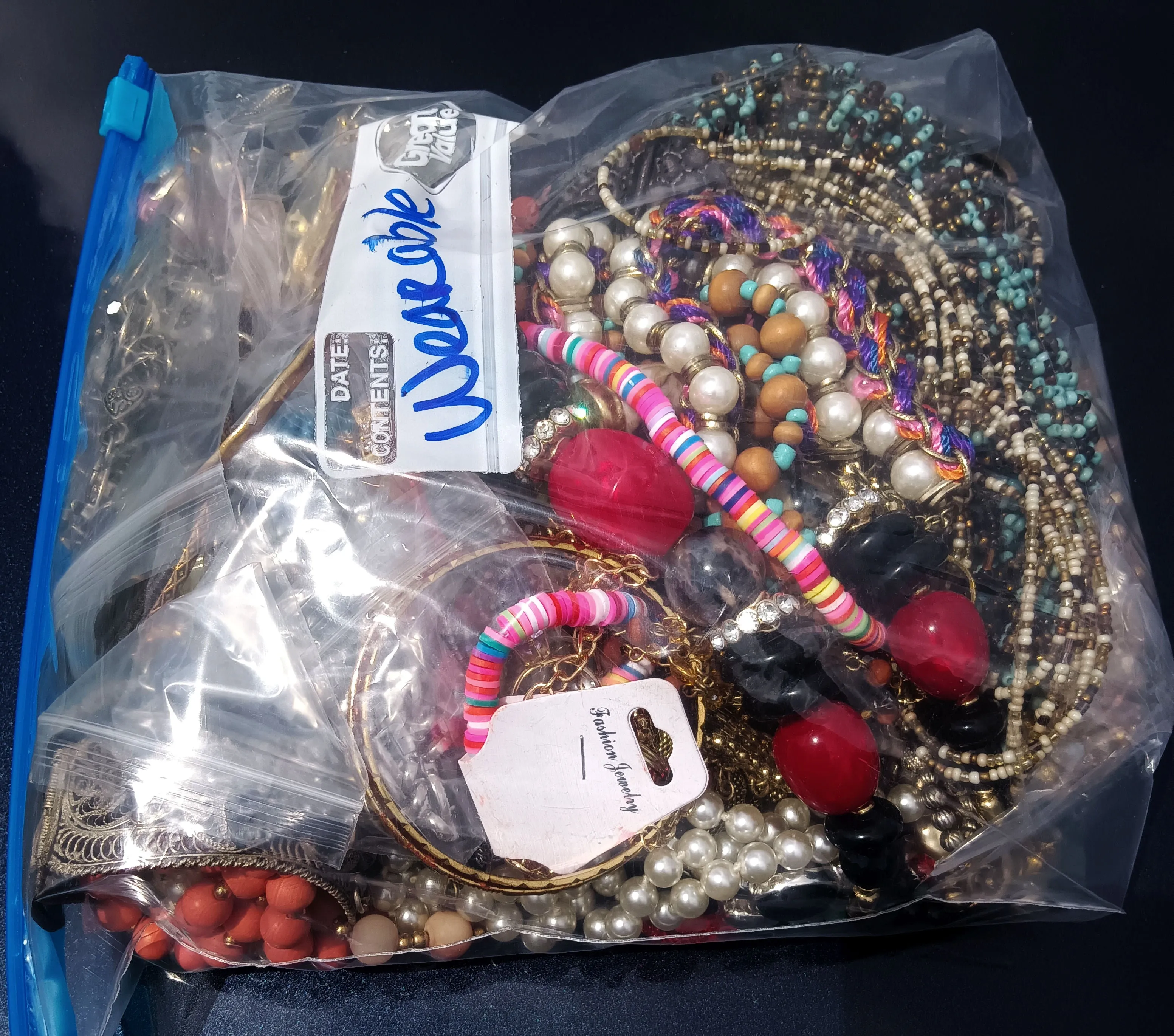 Wearable Mixed Costume Jewelry Mystery Bag #12 - 5 Pounds