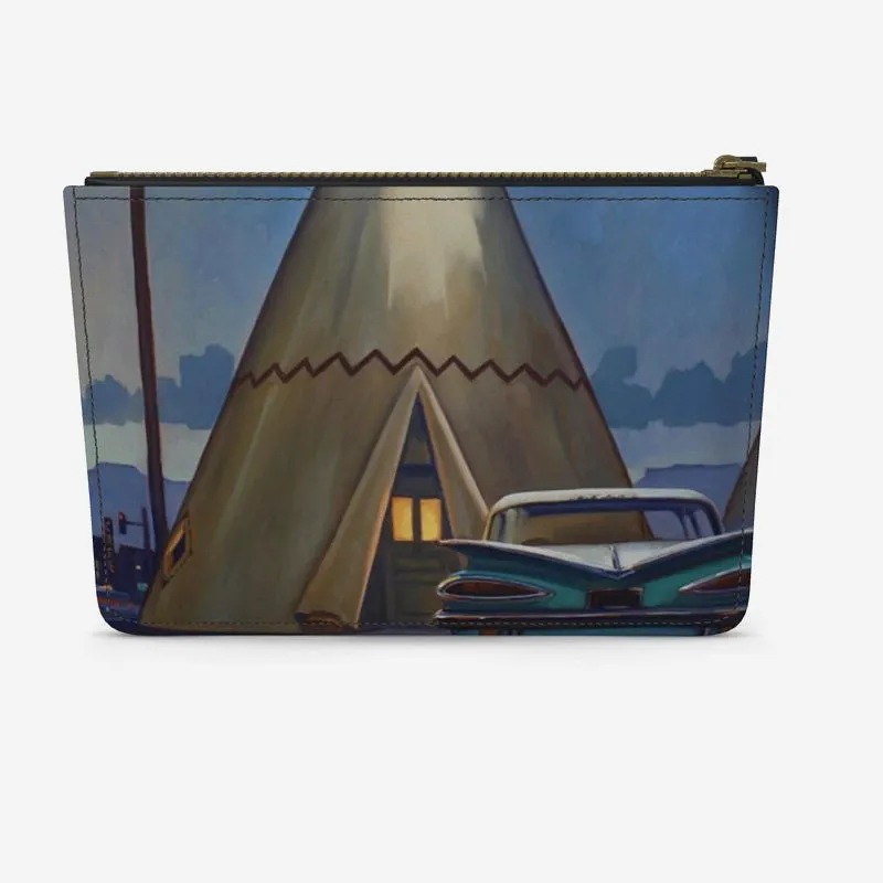 WigWam Nocturne Leather Clutch