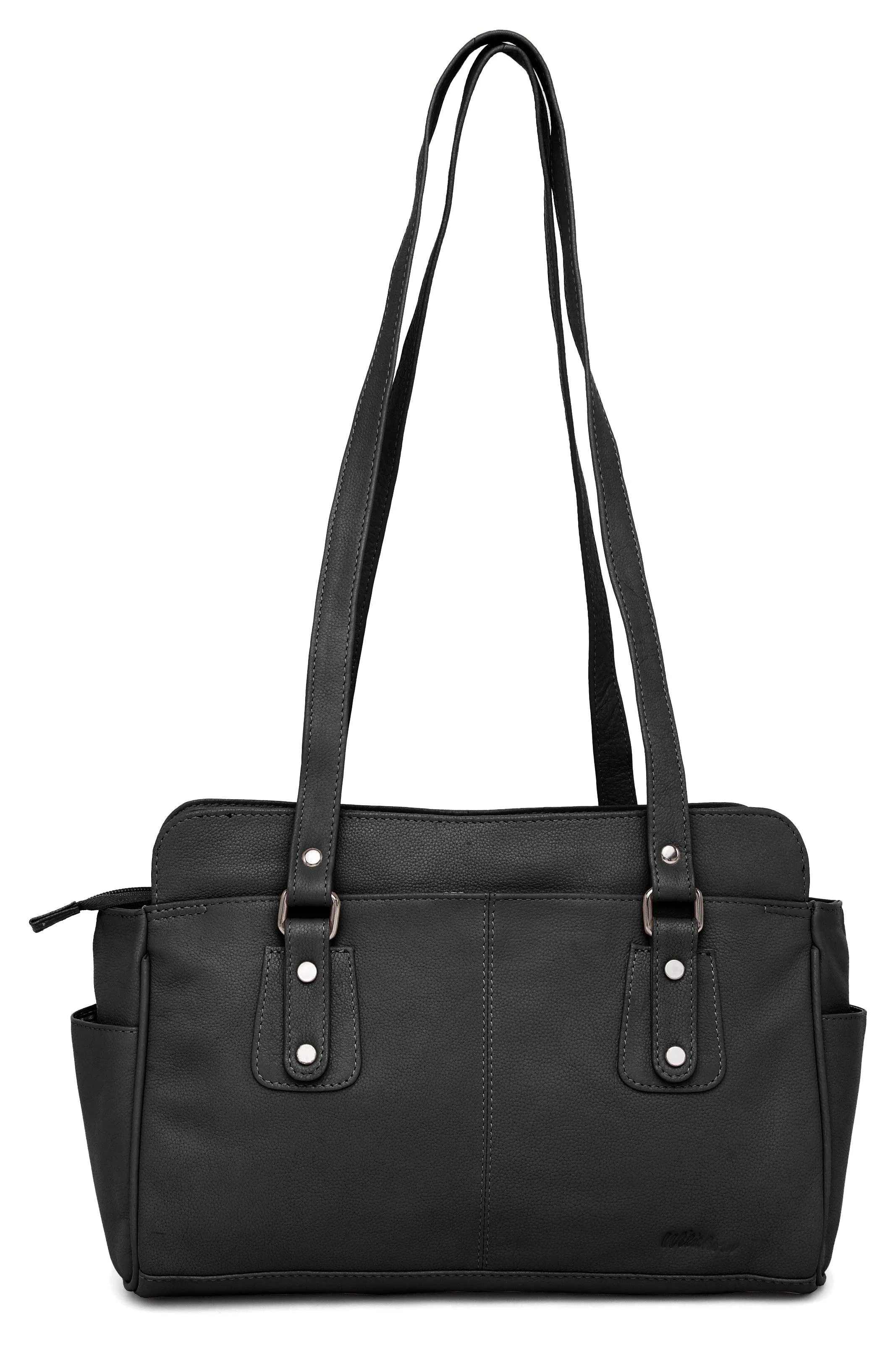 WildHorn® Upper Grain Genuine Leather Shoulder Bag for Girls & Women.