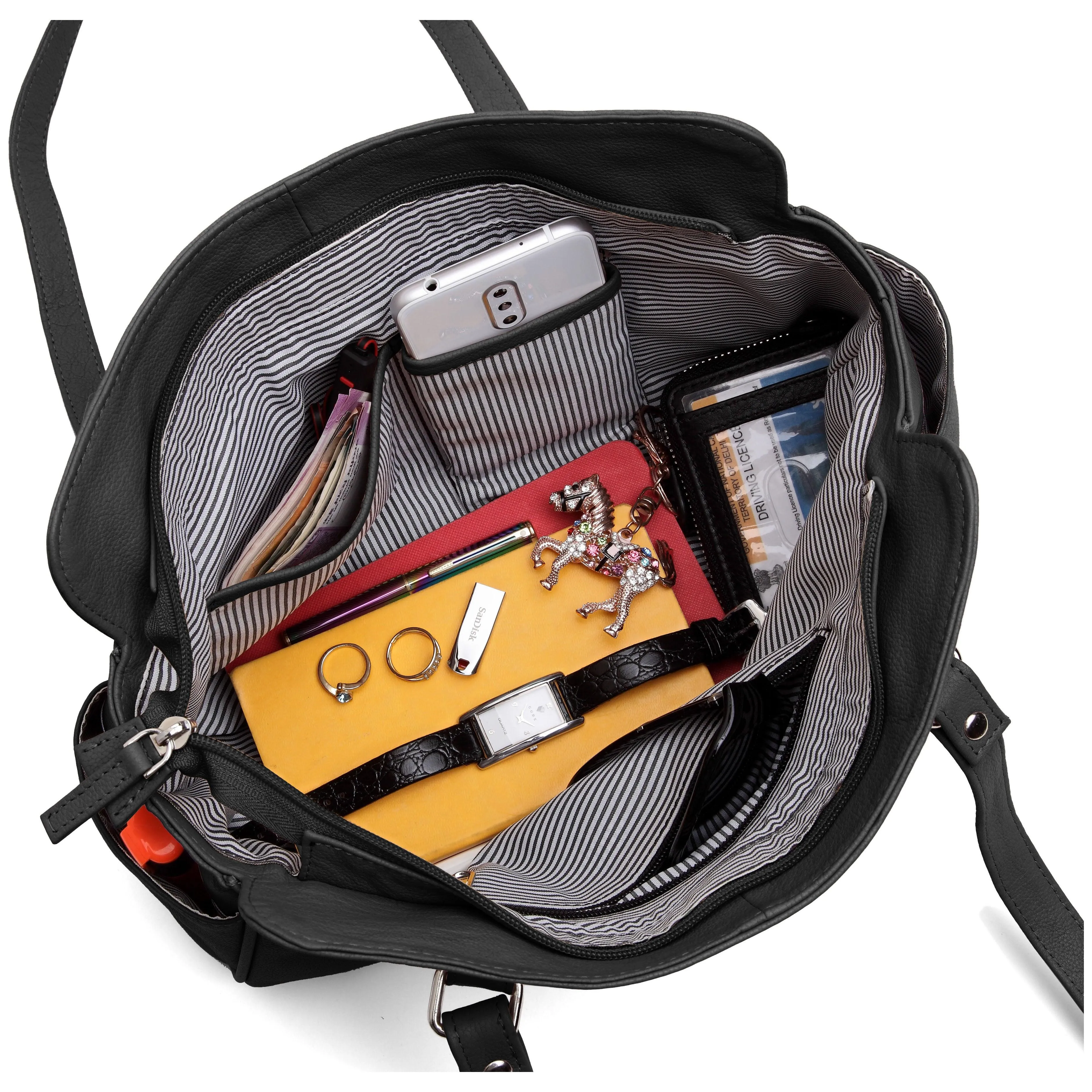 WildHorn® Upper Grain Genuine Leather Shoulder Bag for Girls & Women.