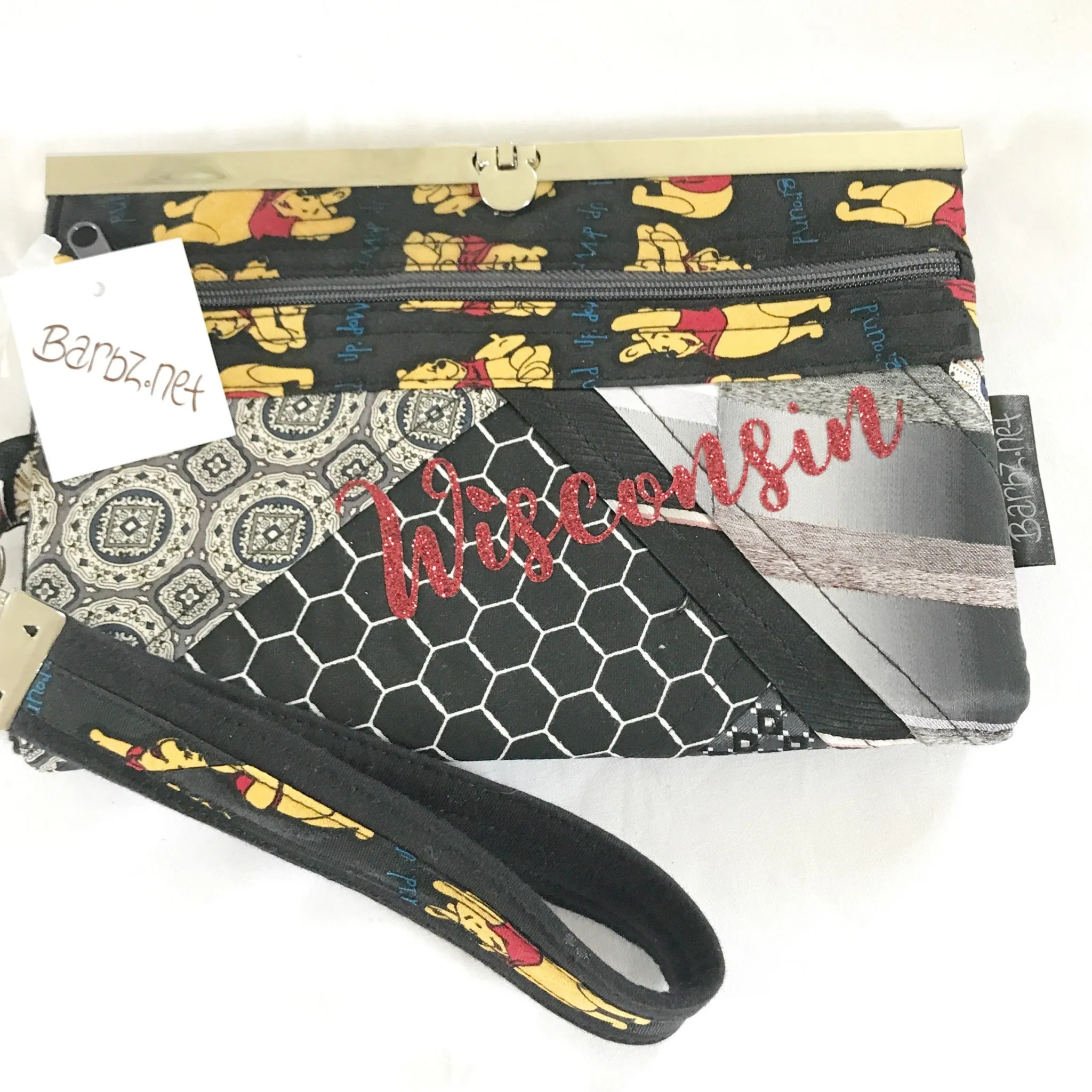 Winnie the Pooh Wisconsin Woman Wallet-Wristlet-Purse - Wallet Deluxe