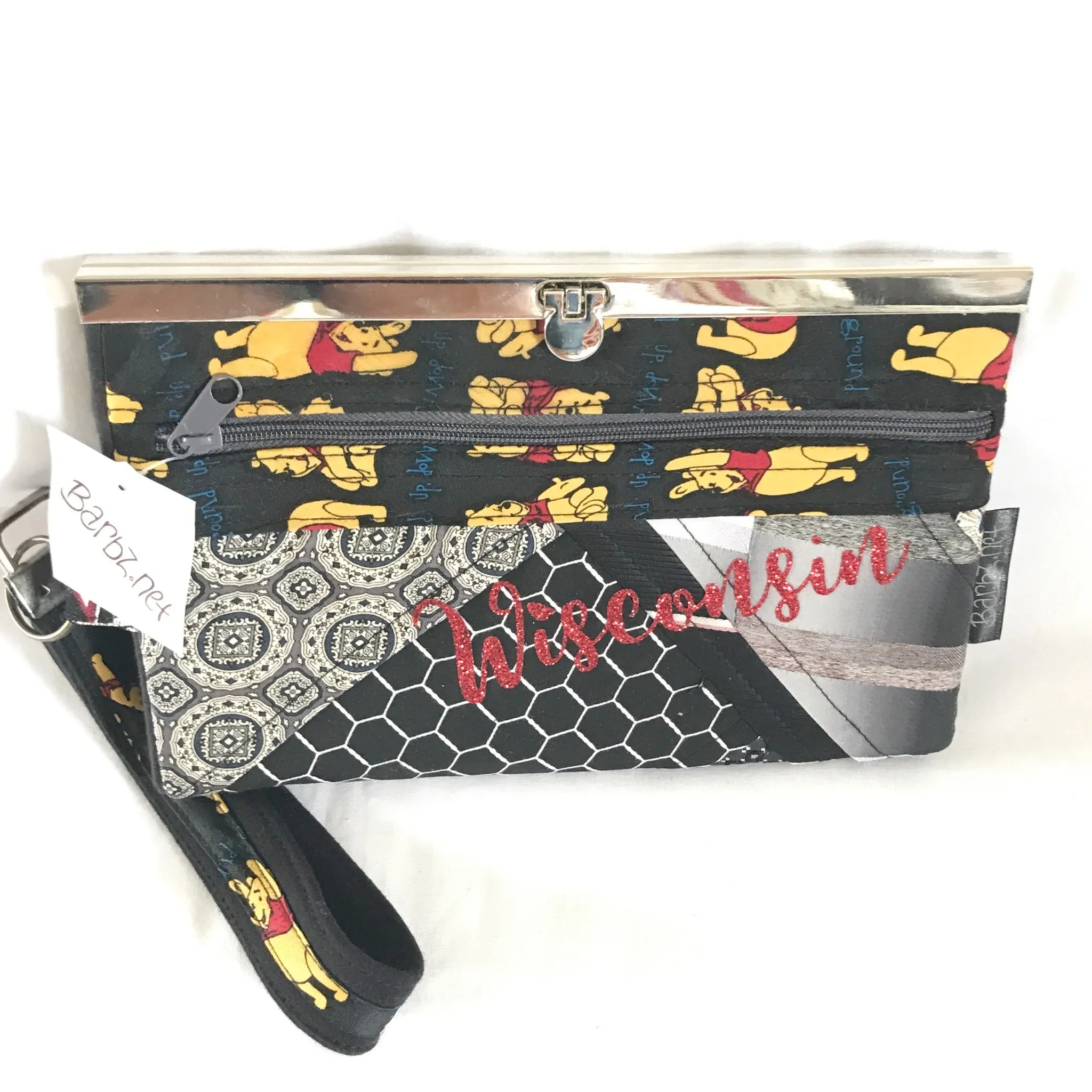 Winnie the Pooh Wisconsin Woman Wallet-Wristlet-Purse - Wallet Deluxe