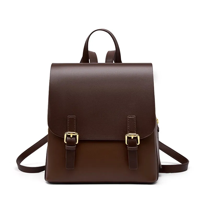 Women's Small Leather Backpack Purse
