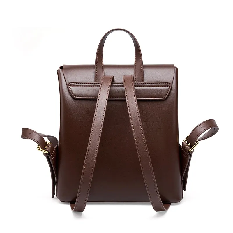 Women's Small Leather Backpack Purse