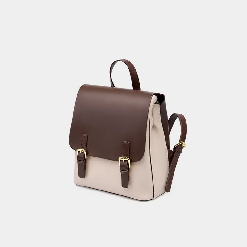 Women's Small Leather Backpack Purse