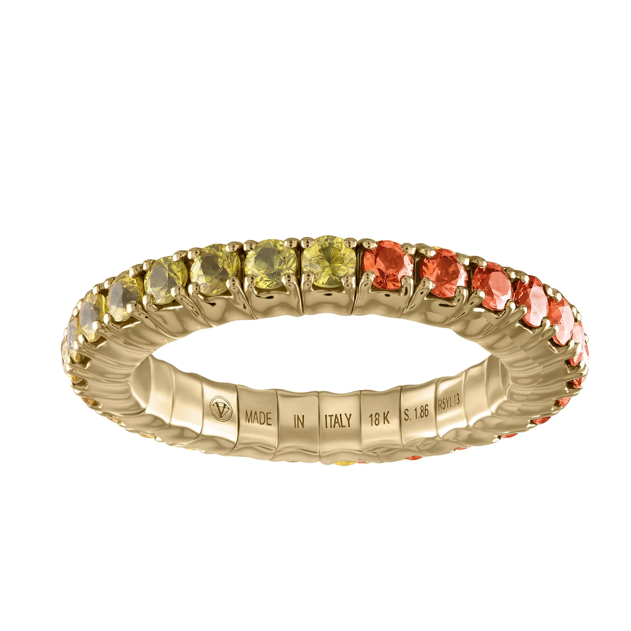 Yellow & Orange Sapphires · Duet Rings