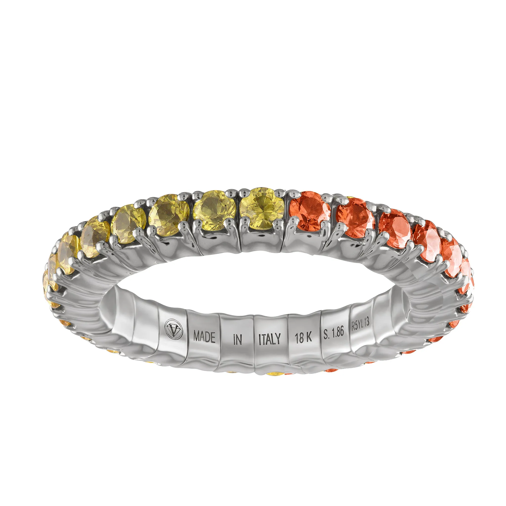 Yellow & Orange Sapphires · Duet Rings