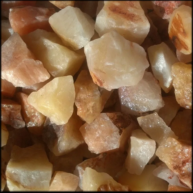 Yellow Aventurine, Tumbling Rough, 5 lb lot
