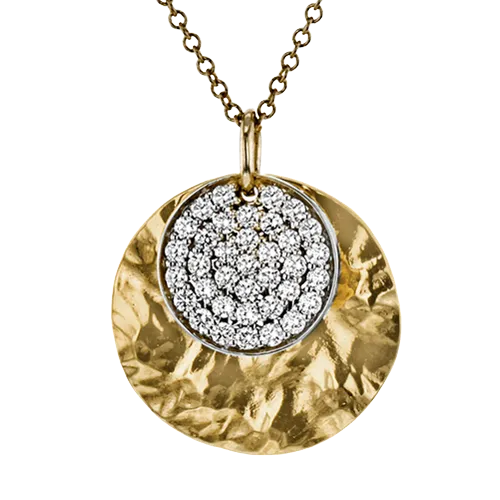 ZP1124 Pendant in 14k Gold with Diamonds